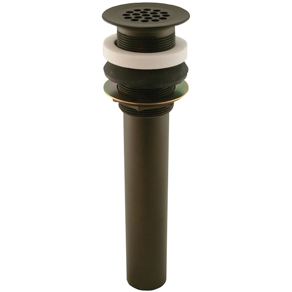 Oil Rubbed Bronze Lavatory Grid Drain without Overflow